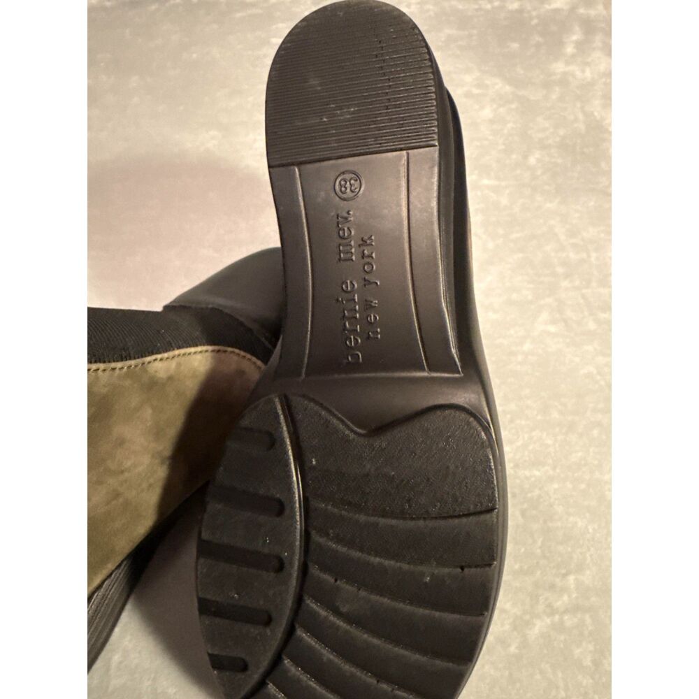 Bernie Mev "Giggles" mixed-media wedge ankle boots - Picture 3 of 5